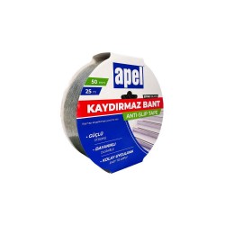 APEL Kaydırmaz Bant Siyah 25 MM X 25 M