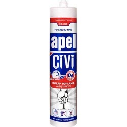 Apel Silikon PU Sıvı Çivi Montaj Kit Çok Güçlü Yapıştırıcı 300 GR
