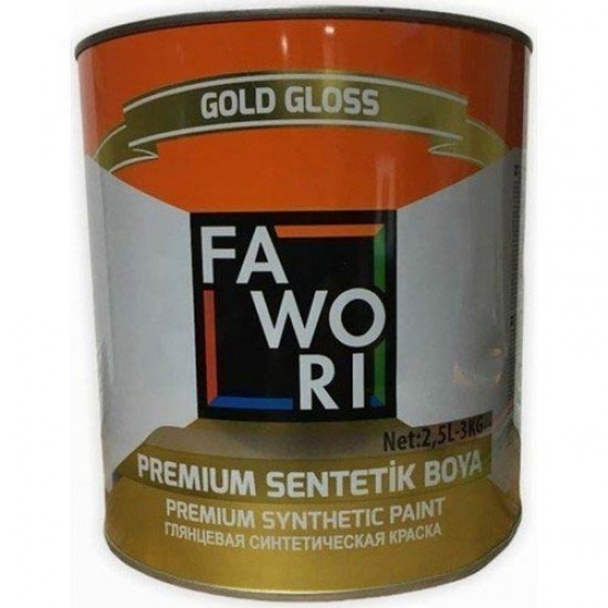 Fawori Premium Sentetik Parlak Yağlı Boya Bayrak Kırmızı 2.5 LT