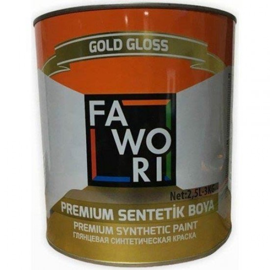 Fawori Premium Sentetik Parlak Yağlı Boya Beyaz 0.75 LT