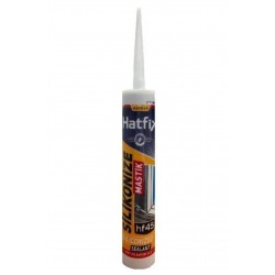 Hatfix HF45 Silikonize Mastik Beyaz 450 Gr