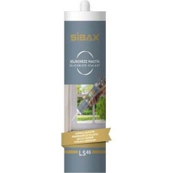 Sibax Silikonize Mastik Beyaz 450 Gr.