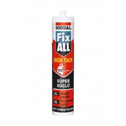 Soudal Fix All Korniş Yapıştırıcı Montaj Silikonu Beyaz 290 ML