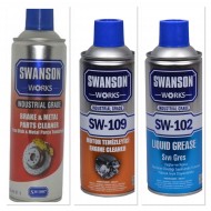 Swanson Works Balata Sprey Motor Temizleyici Sprey Gres Bakım Set