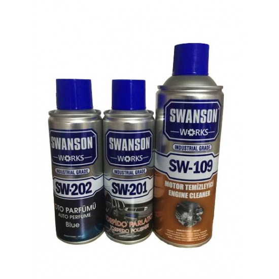 Swanson Works Torpido Oto Parfüm Motor Temizleyici