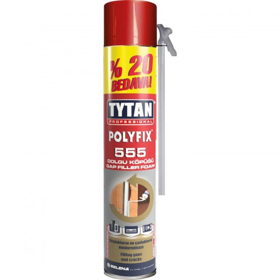 Tytan Professional Polyfix 555 Pipetli Pu Köpük 555 Gr.