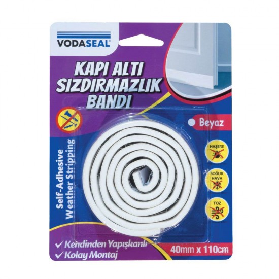 VODASEAL KAPI ALTI SIZDIRMAZLIK BANDI BEYAZ 40 mm X 110 cm