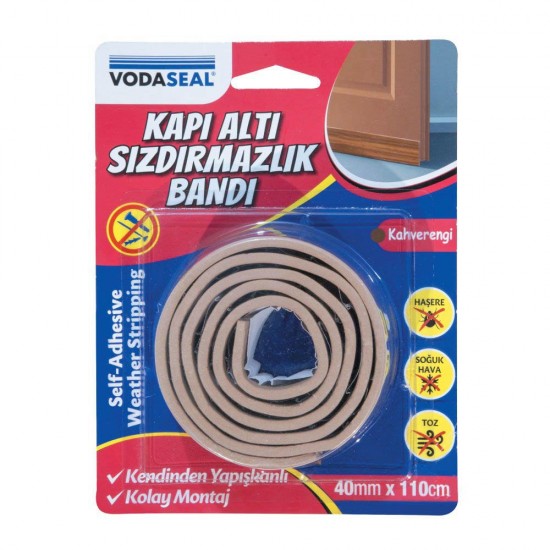 VODASEAL KAPI ALTI SIZDIRMAZLIK BANDI KAHVERENGİ 40 mm X 110 cm