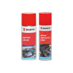 Würth Motor Temizleyici Sprey 500 ML ve Würth Koruma Cilası 400 ML