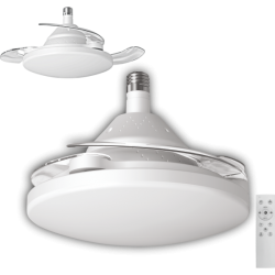 Cata CT-1156 Dolunay 3 Renk Yanma Modlu Dimlenebilir Fan Led Ampul Hayalet Pervaneli Aydınlatma Beyaz