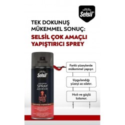 Selsil Çok Amaçlı Sprey Yapıştırıcı 400 ML