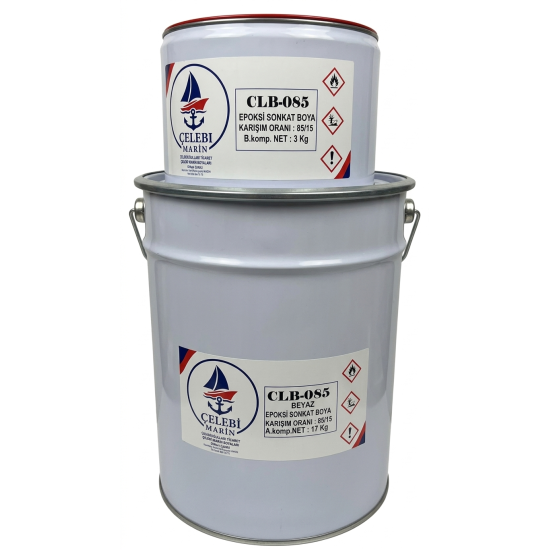 ÇELEBİ MARİN EPOKSİ SON KAT BOYA BEYAZ 20 KG