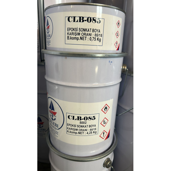 ÇELEBİ MARİN EPOKSİ SON KAT BOYA RAL5002 LACİVERT 5 KG