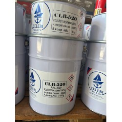 ÇELEBİ MARİN POLİÜRETAN SON KAT BOYA RAL3020 KIRMIZI 5 KG