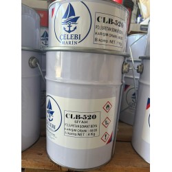 ÇELEBİ MARİN POLİÜRETAN SON KAT BOYA SİYAH 5 KG