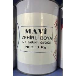 ÇELEBİ MARİN BAKIR ESASLI SEZONLUK ZEHİRLİ BOYA MAVİ1 KG