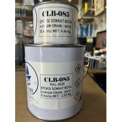 ÇELEBİ MARİN EPOKSİ BOYA RAL3020 KIRMIZI 3 KG