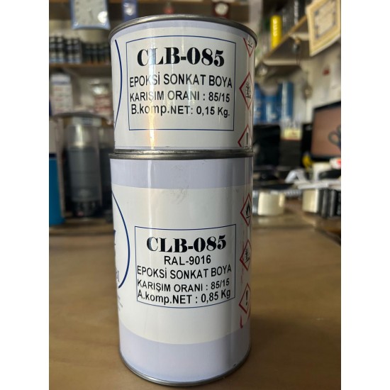ÇELEBİ MARİN EPOKSİ BOYA RAL9016 BEYAZ 1 KG
