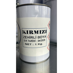 ÇELEBİ MARİN SEZONLUK ZEHİRLİ BOYA KIRMIZI 1 KG