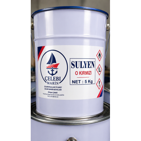 ÇELEBİ MARİN AHŞAP TEKNELER İÇİN SÜLYEN BOYA 5 KG